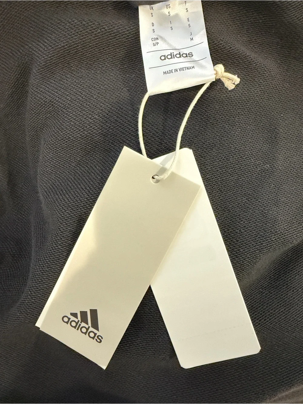 ADIDAS ‘ESSENTIALS FRENCH TERRY 3-STRIPES FULL-ZIP HOODIE’